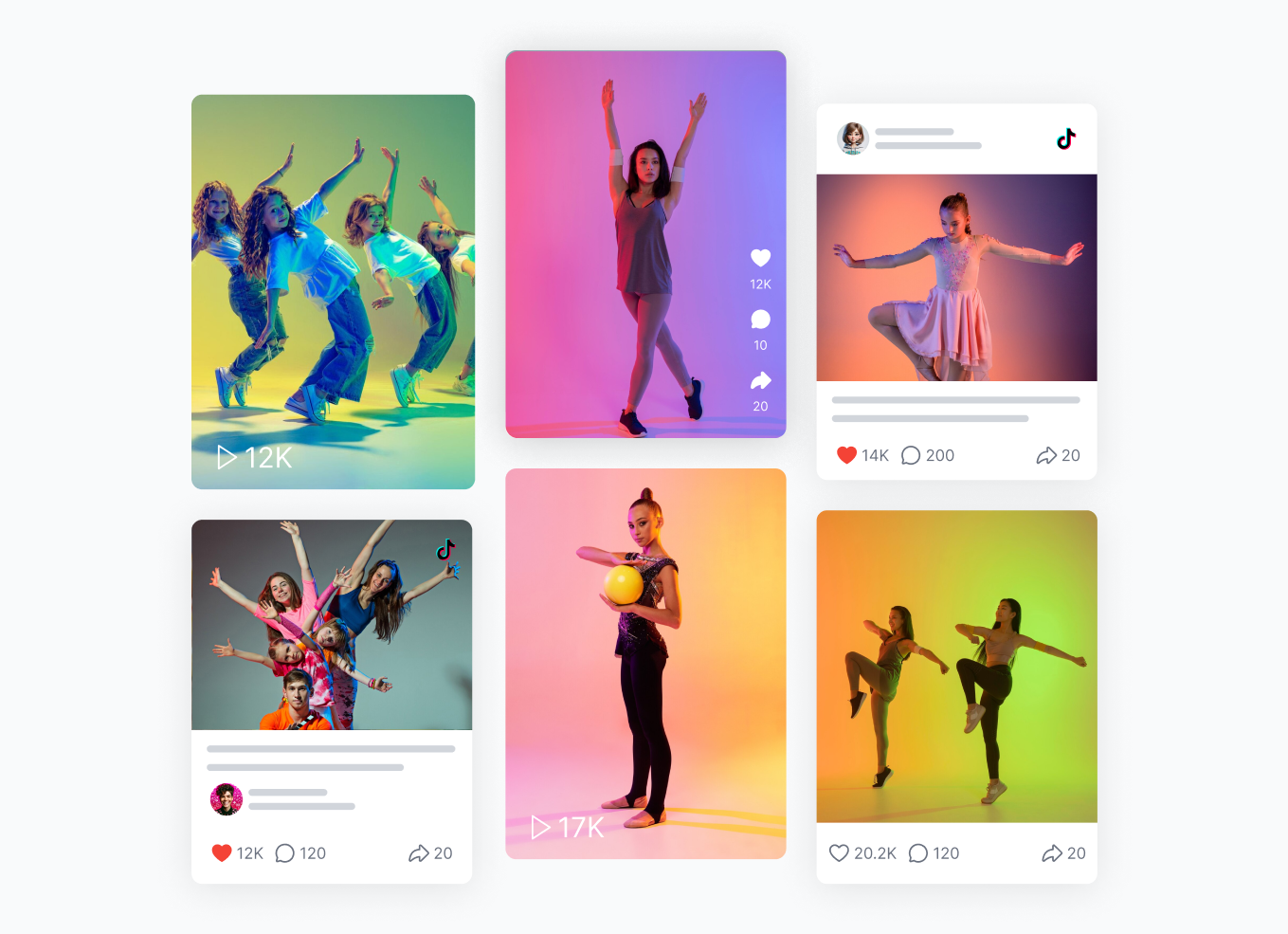 Tiktok feed widget - Fouita Blog site widget